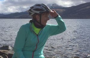 The "old gal" looking for Schiehallion. "It's behind you!"